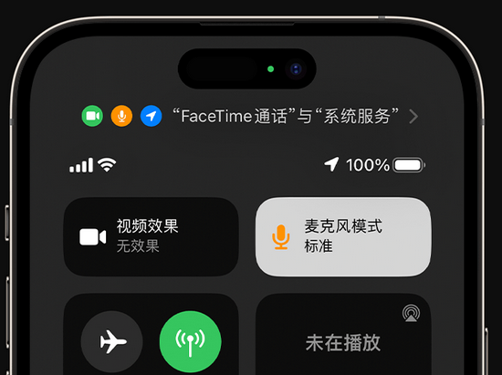 富宁苹果授权维修网点分享iPhone在通话时让你的声音更清晰 