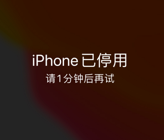 富宁苹果手机维修分享:iPhone 显示“不可用”或“已停用”怎么办？还能保留数据吗？ 