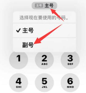 富宁苹果14维修店分享iPhone 14 Pro Max使用副卡打电话的方法 