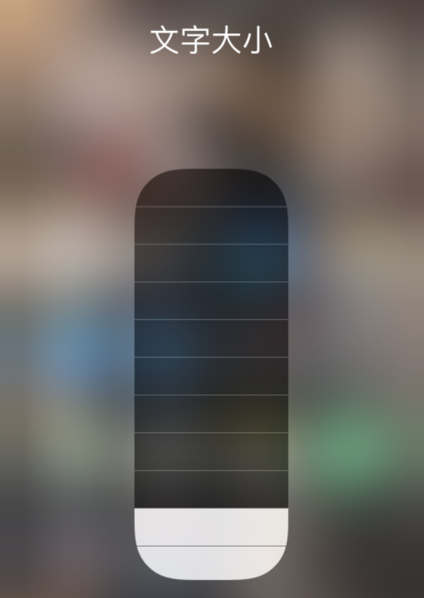 富宁苹果手机维修分享小技巧：在 iPhone 控制中心快速调节字体大小 