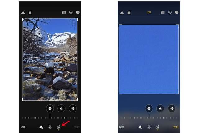 富宁苹果手机维修分享iPhone手机如何使用裁剪功能隐藏照片 